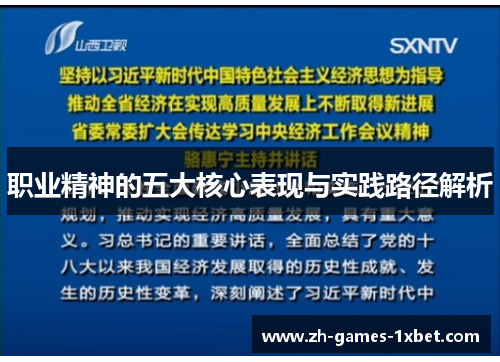 职业精神的五大核心表现与实践路径解析