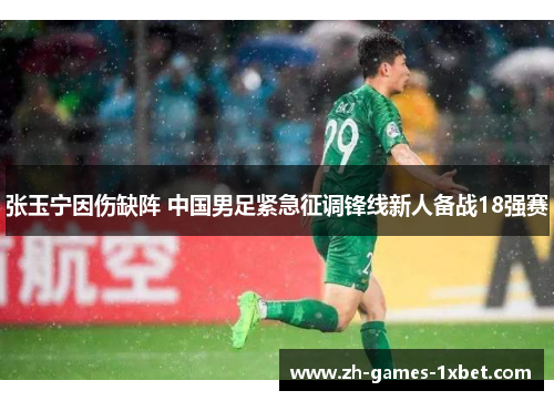 张玉宁因伤缺阵 中国男足紧急征调锋线新人备战18强赛